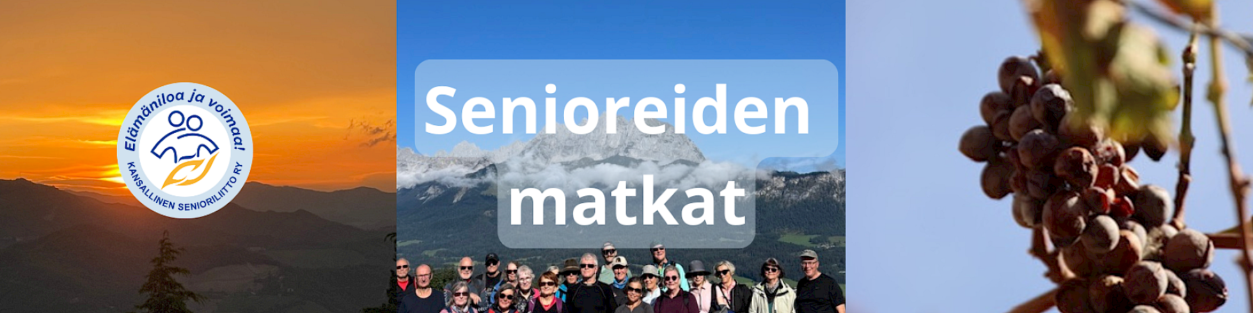 Senioreiden matkat kesällä  ja syksyllä 2026