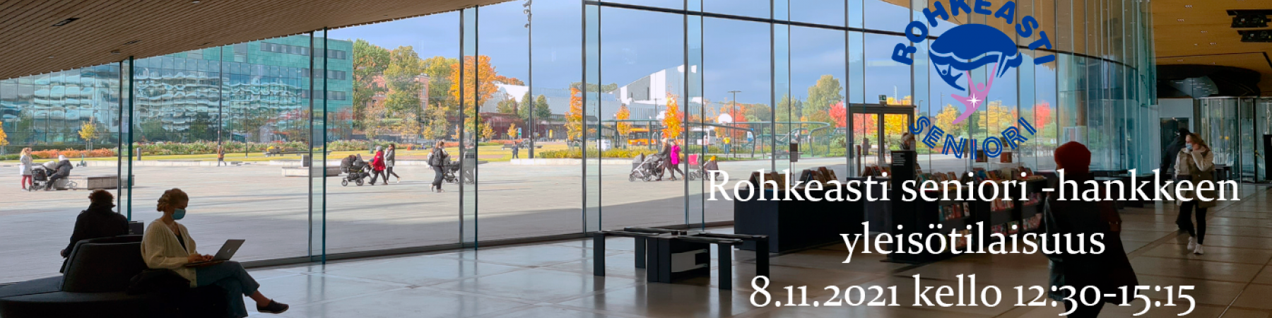 Rohkeasti eläkkeelle -keskustelutilaisuus Helsingin Oodissa